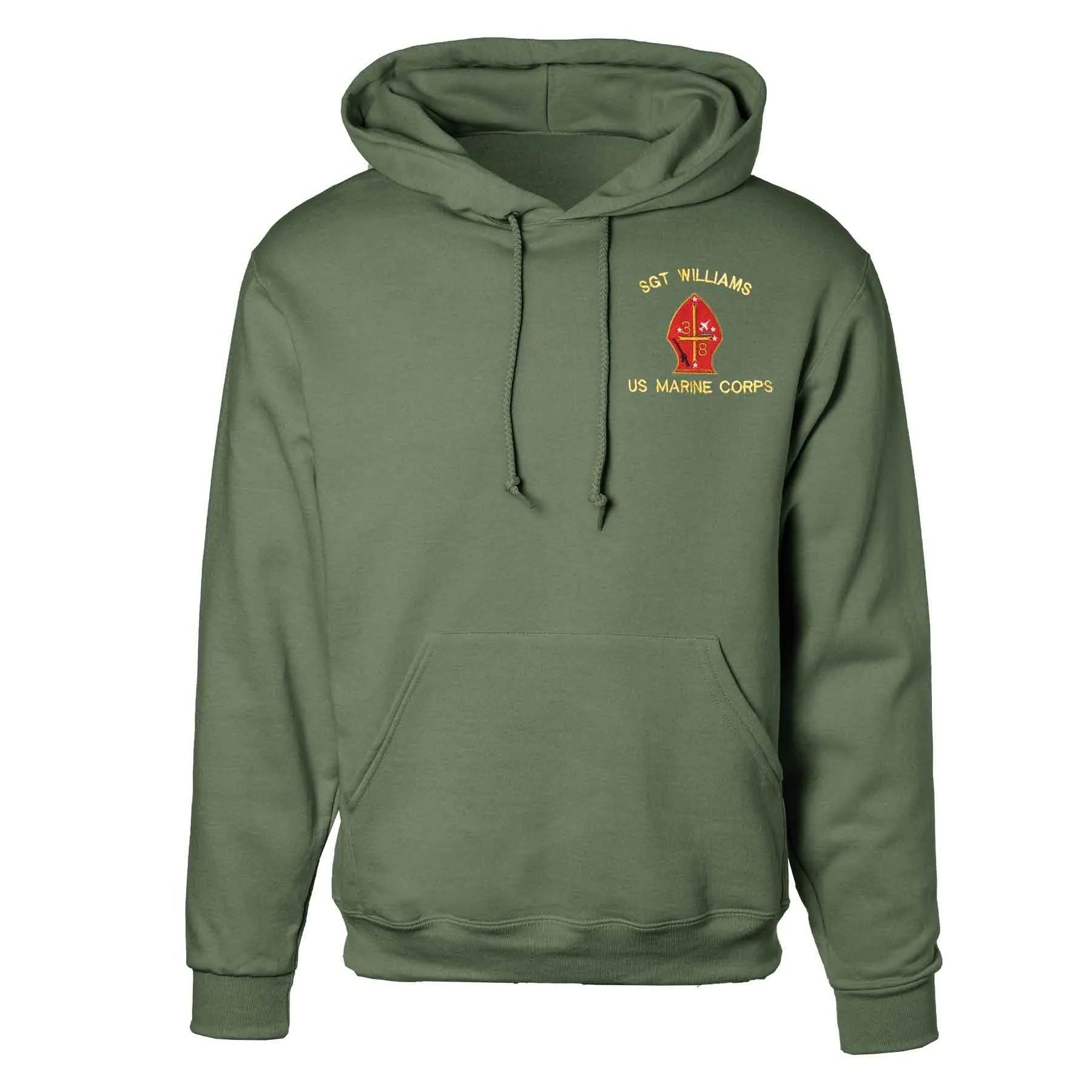 3rd Battalion 8th Marines Embroidered Hoodie