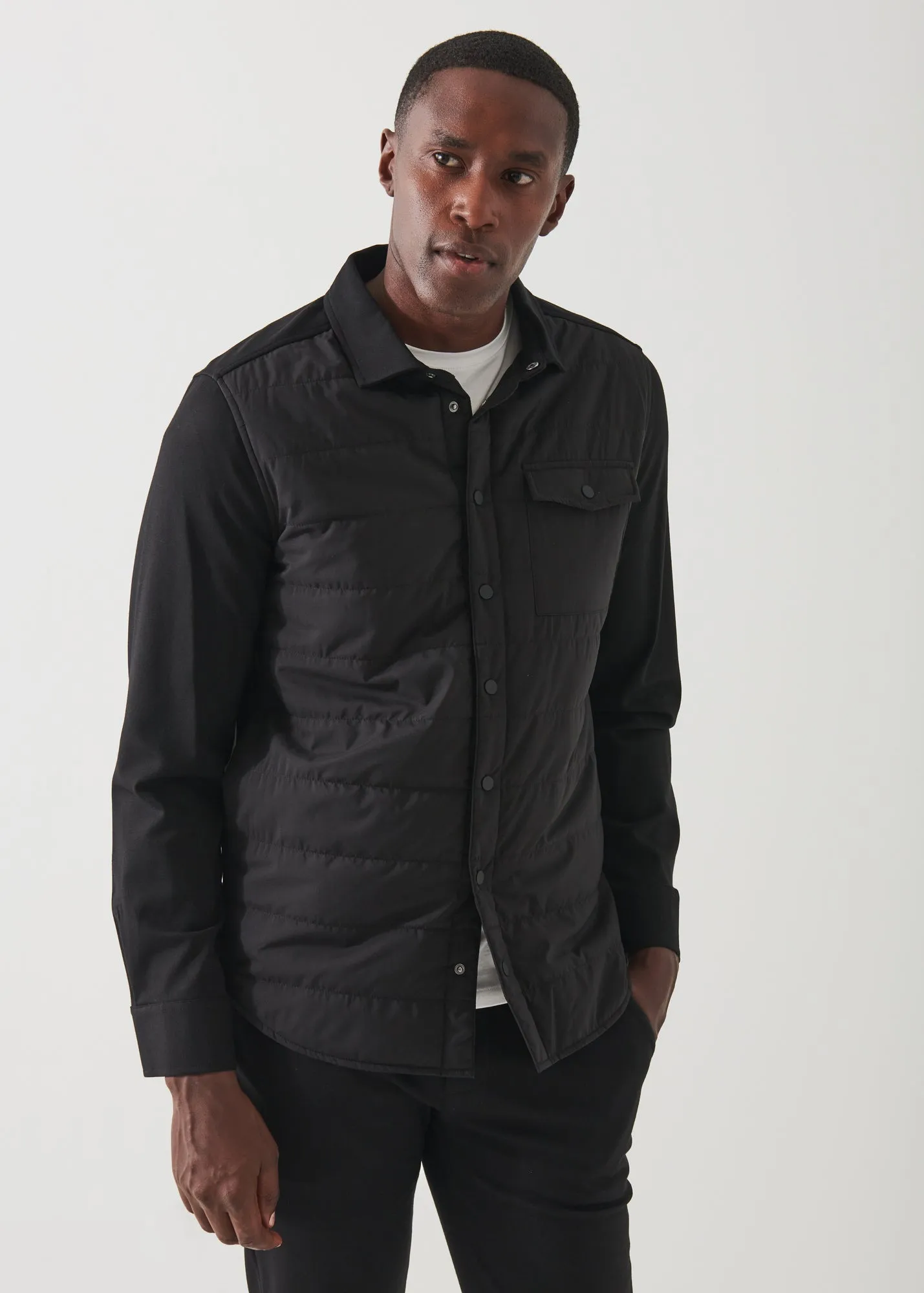 ACTIVE QUILTED SHIRT JACKET