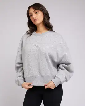 Active Tonal Sweater Grey Marle