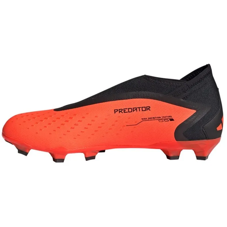 Adidas Predator Accuracy.3 Fg Ll M GW4595 soccer shoes orange oranges and reds