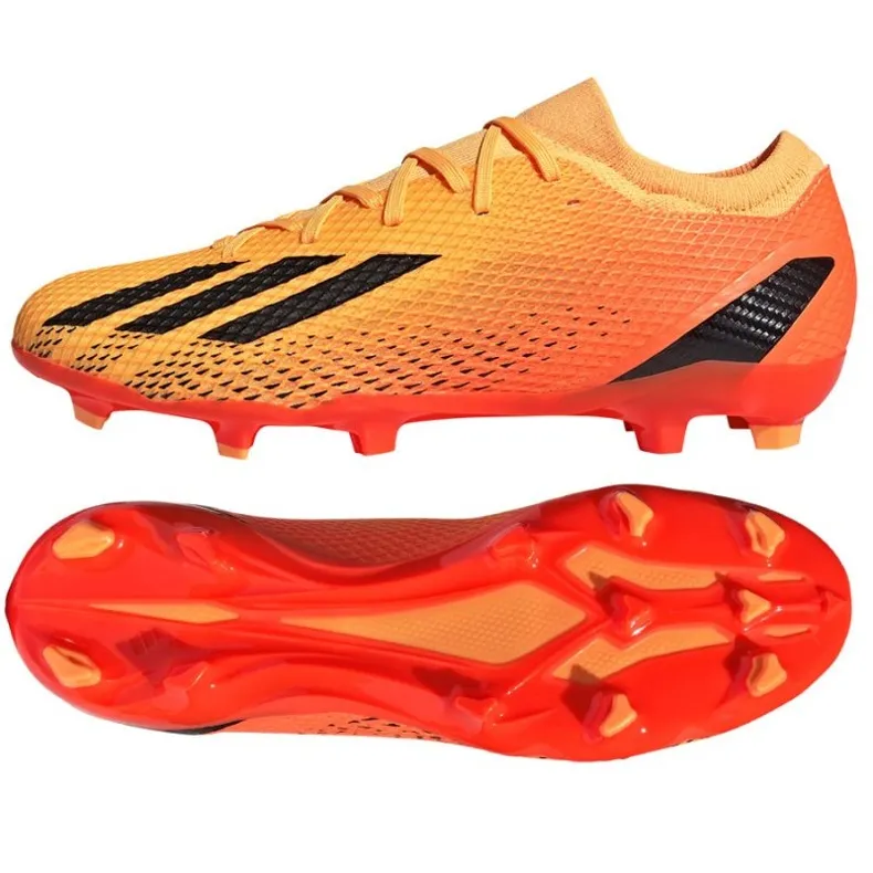 Adidas X Speedportal.3 Fg M GZ5077 football shoes orange oranges and reds