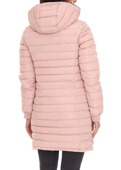 ALPENBLITZ Damen Stepp-Parka mit Kapuze nachhaltiger Winter-Mantel 21743534 Rosa