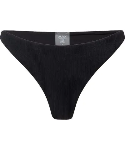 Aqva Swimwear Women's Black Turqueta Bikini Bottom