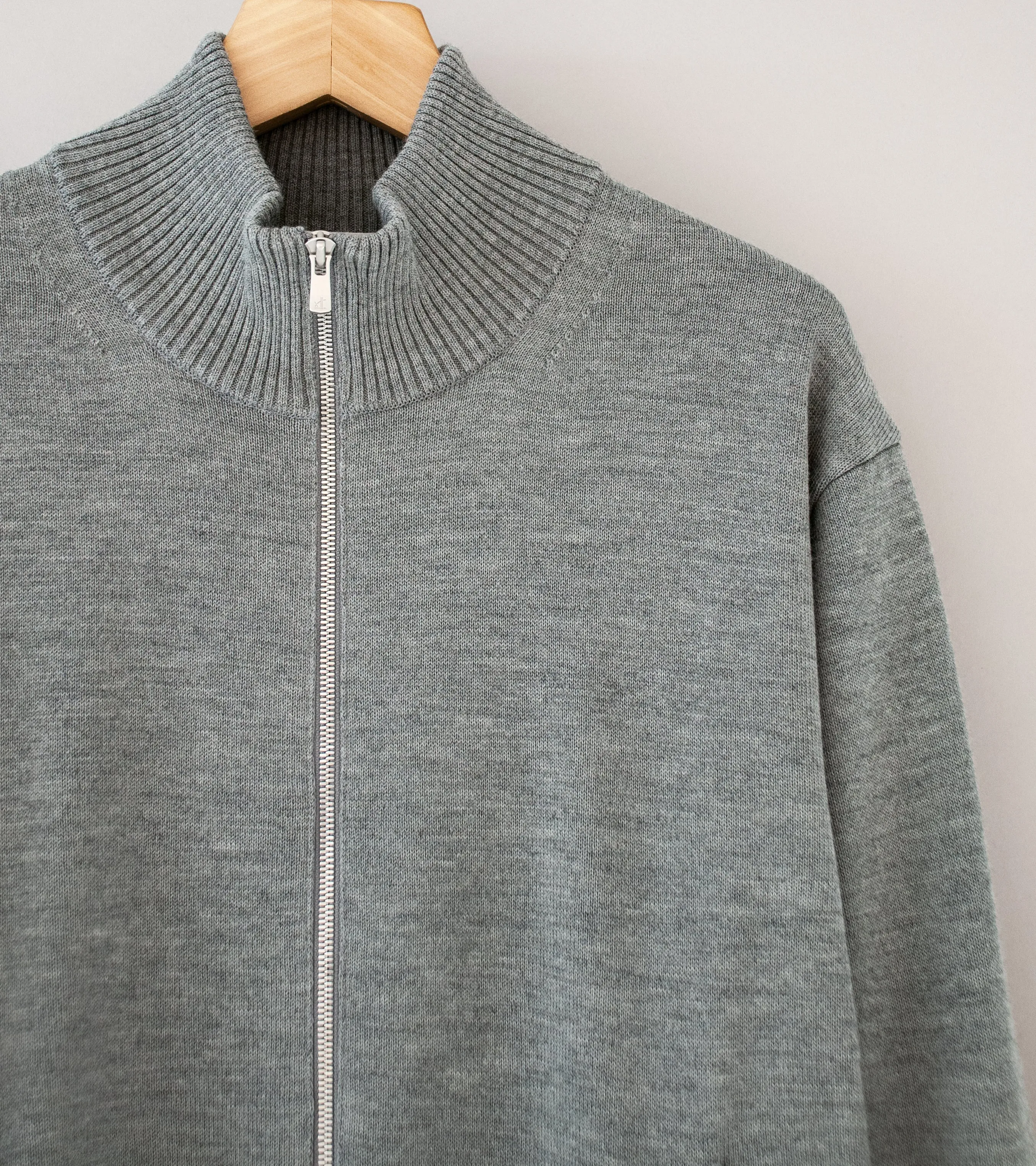 Aton 'Drivers Knit' (Charcoal Gray Wool Washi)