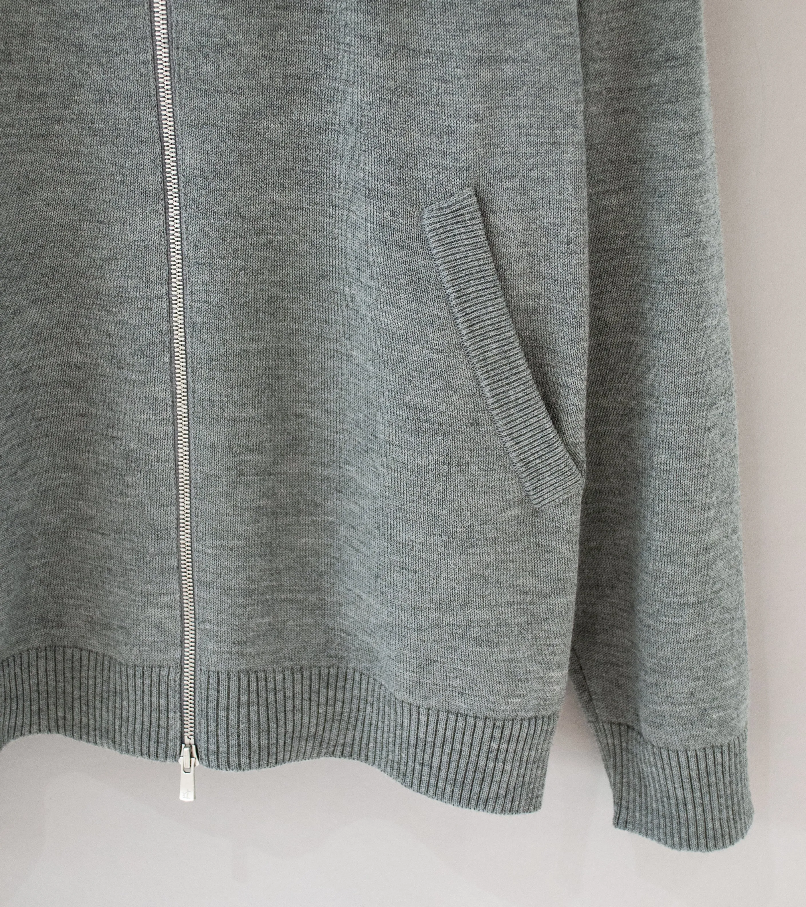 Aton 'Drivers Knit' (Charcoal Gray Wool Washi)