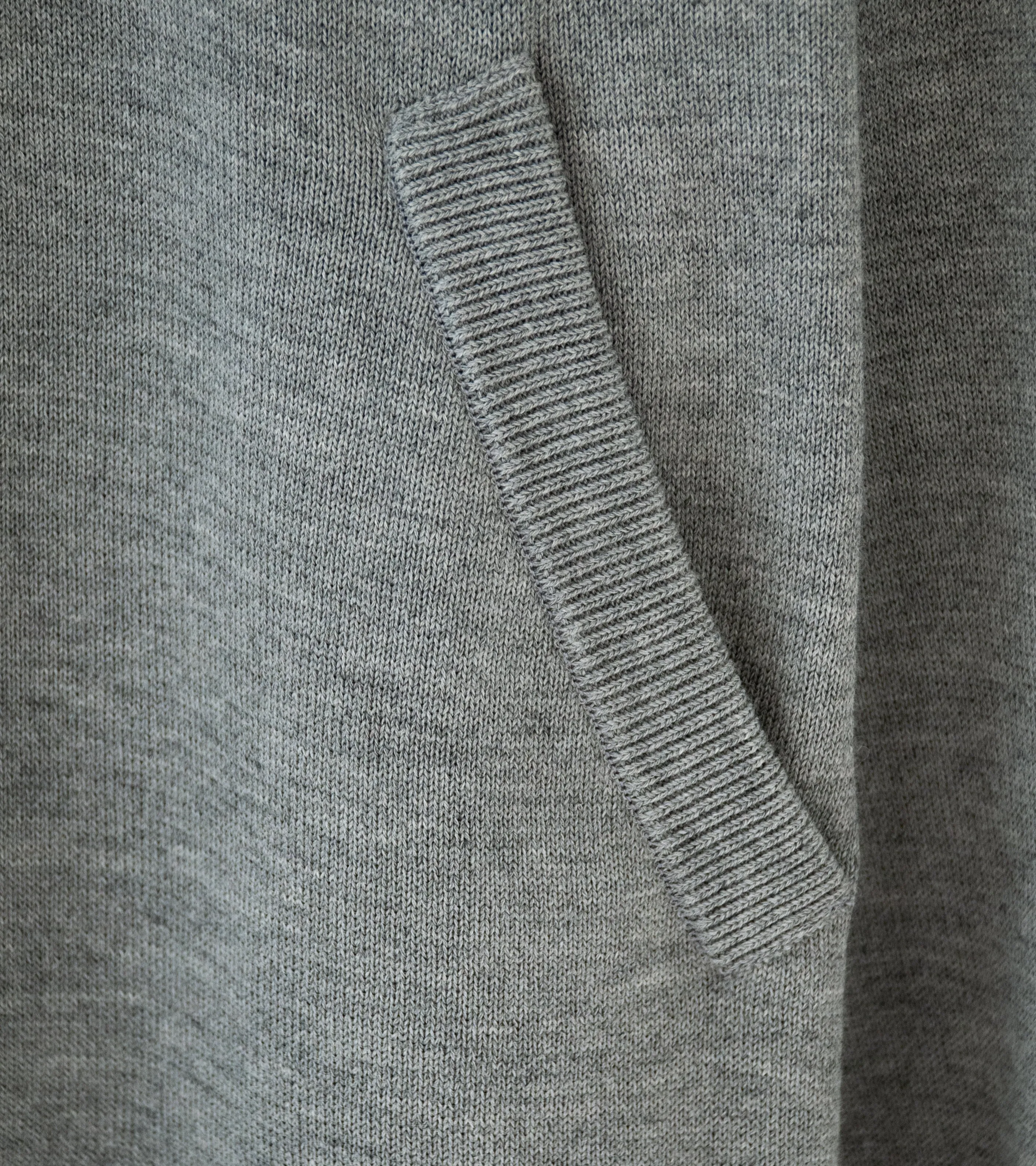 Aton 'Drivers Knit' (Charcoal Gray Wool Washi)