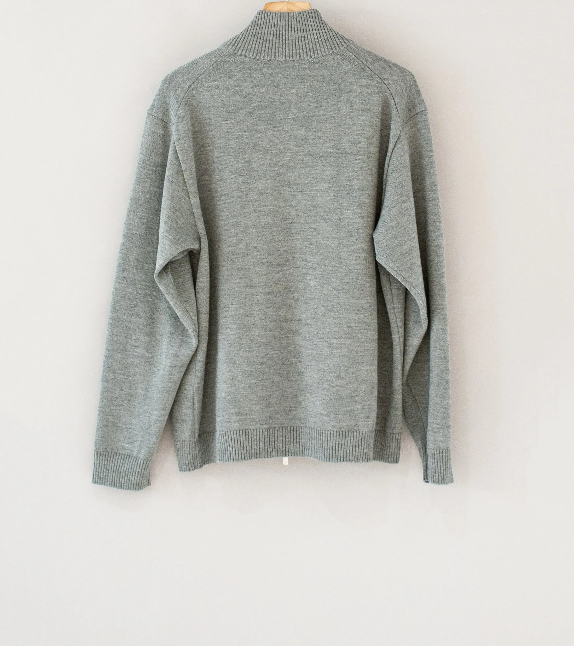 Aton 'Drivers Knit' (Charcoal Gray Wool Washi)