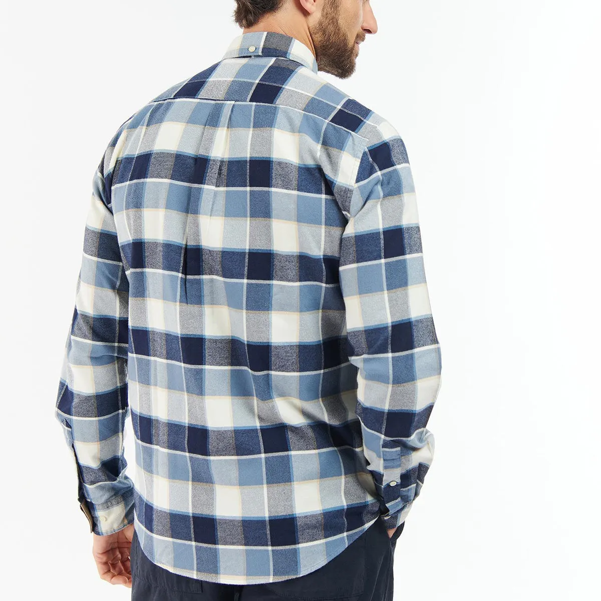 Barbour - Valley Tailored Fit Shirt in Blue