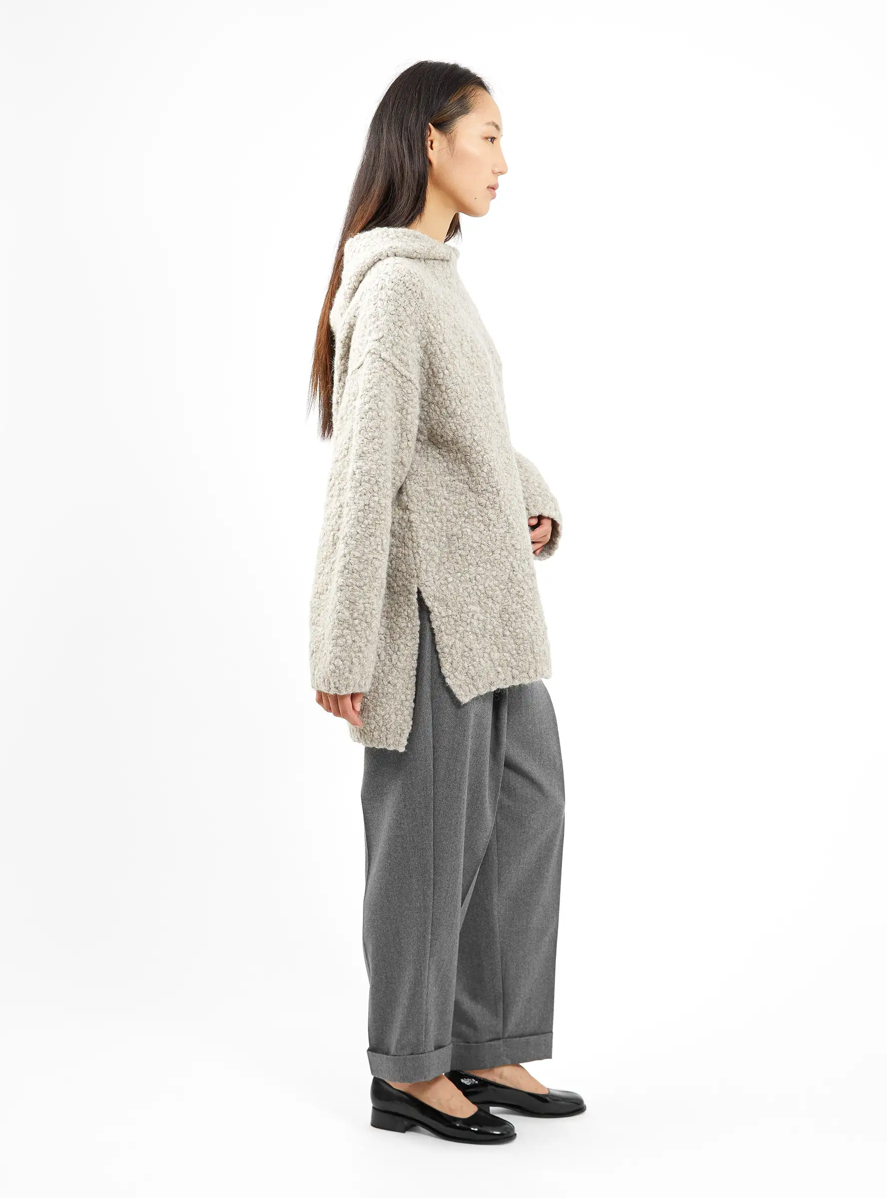 Berber Hooded Sweater Grey