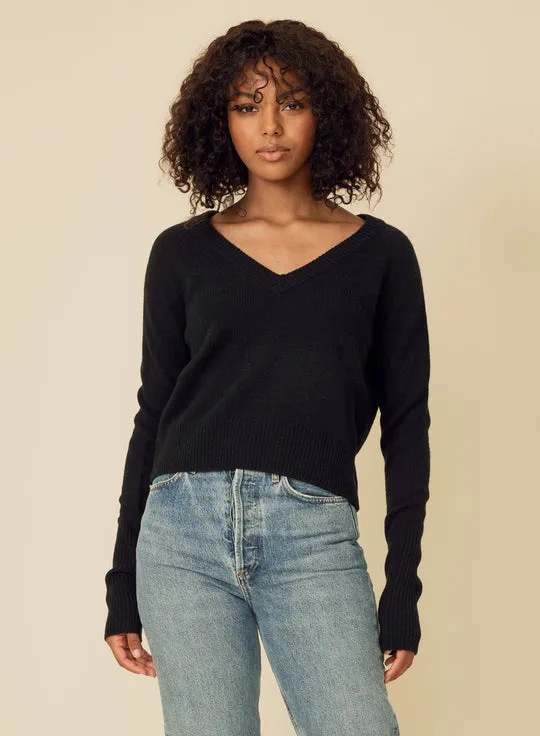 Blakely Cashmere V-Neck Sweater