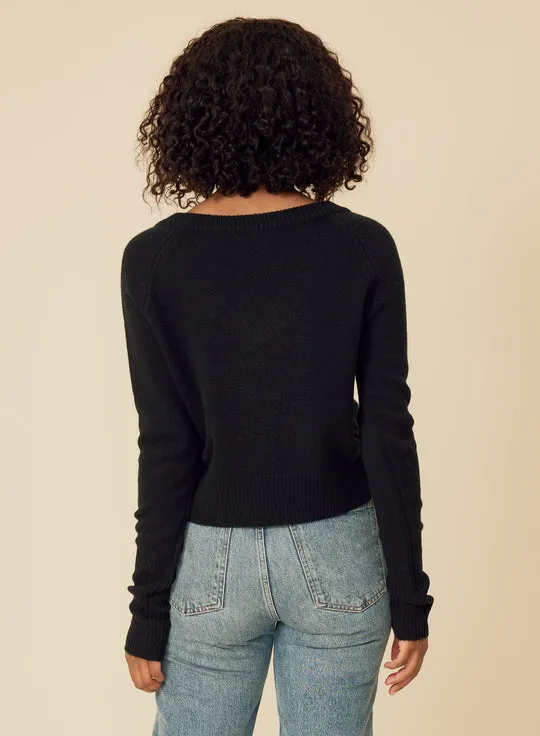 Blakely Cashmere V-Neck Sweater