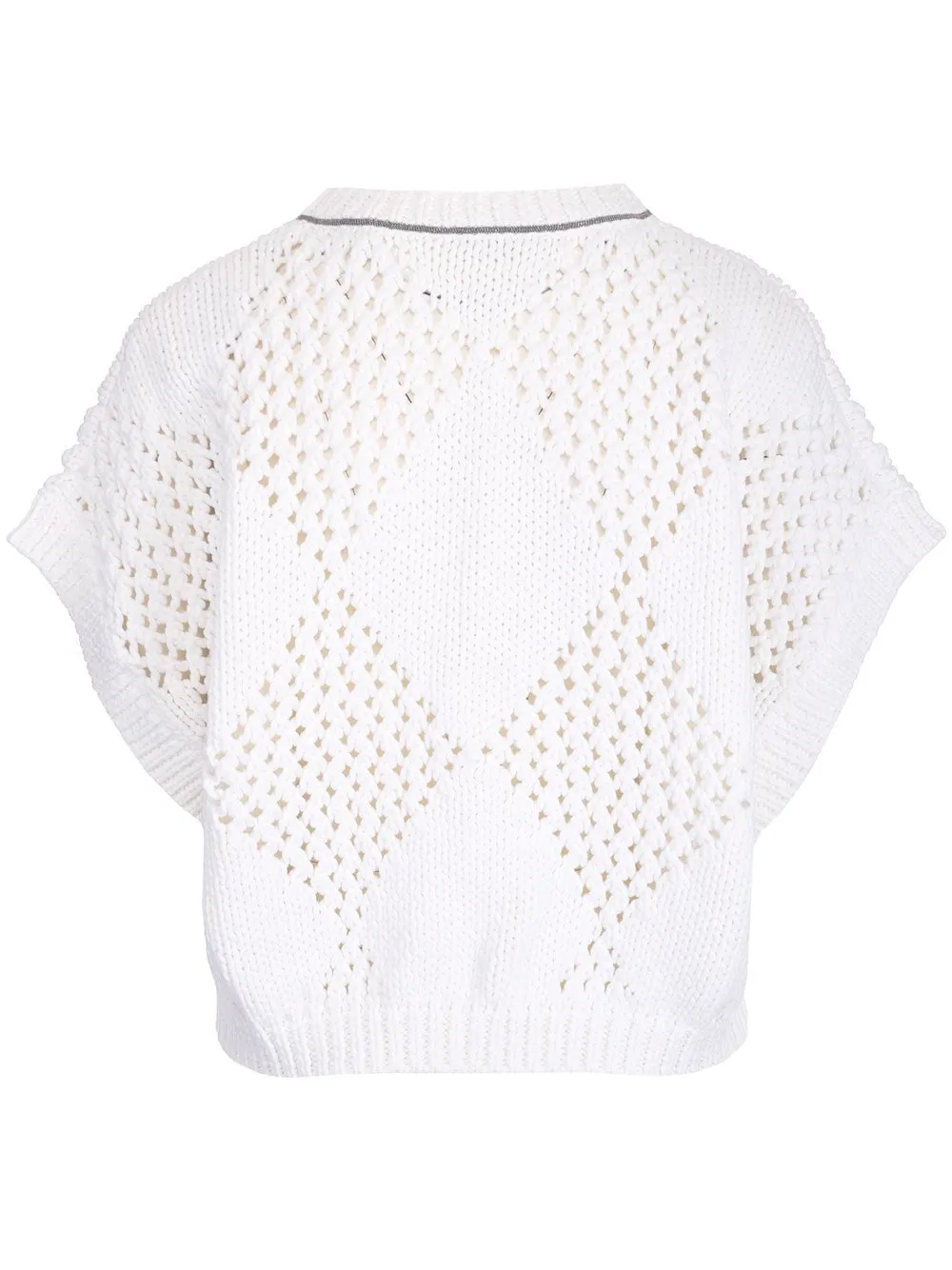 Brunello Cucinelli Cut-Out Knit Jumper