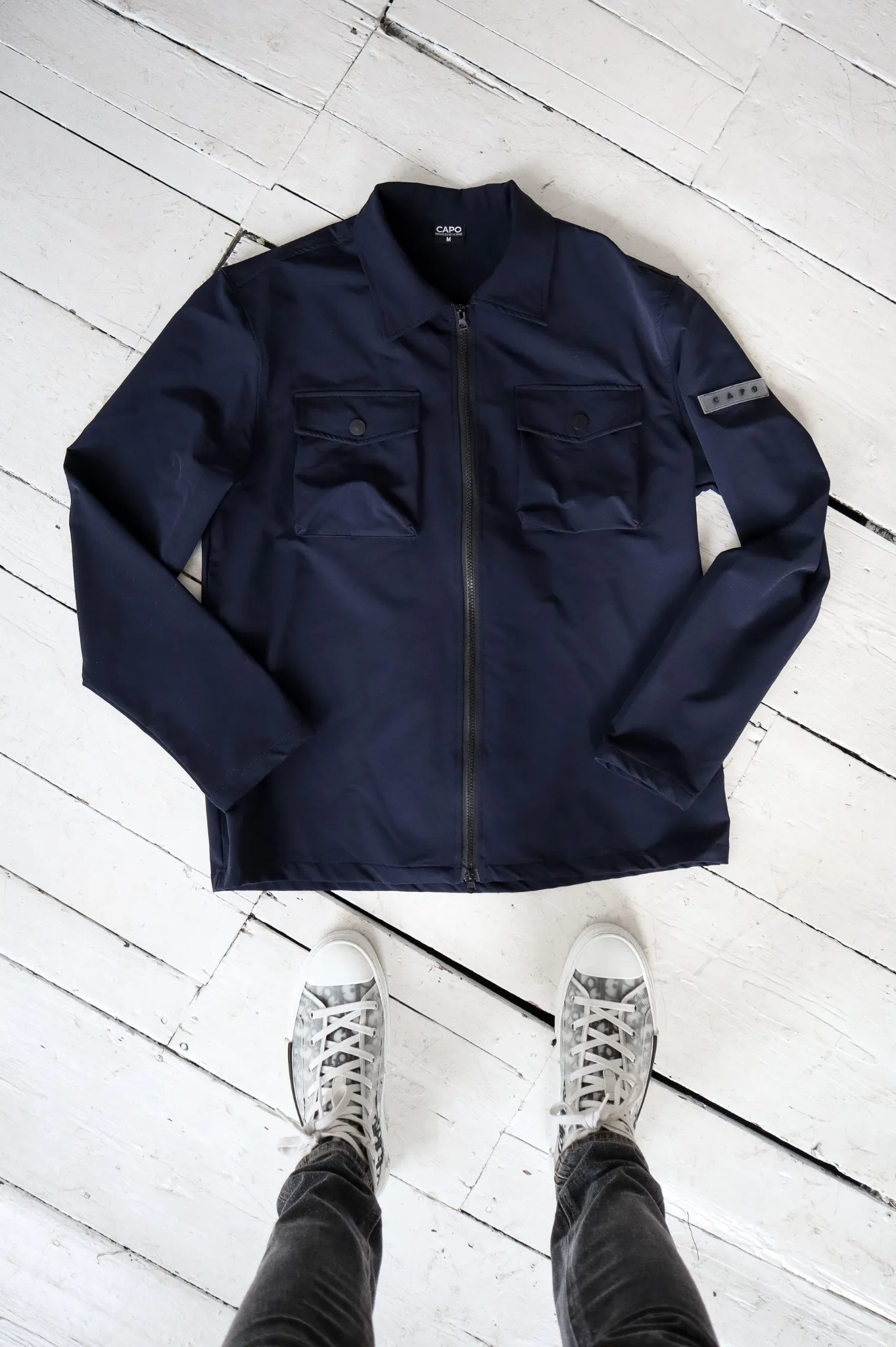 Capo BUTTON Jacket - Navy