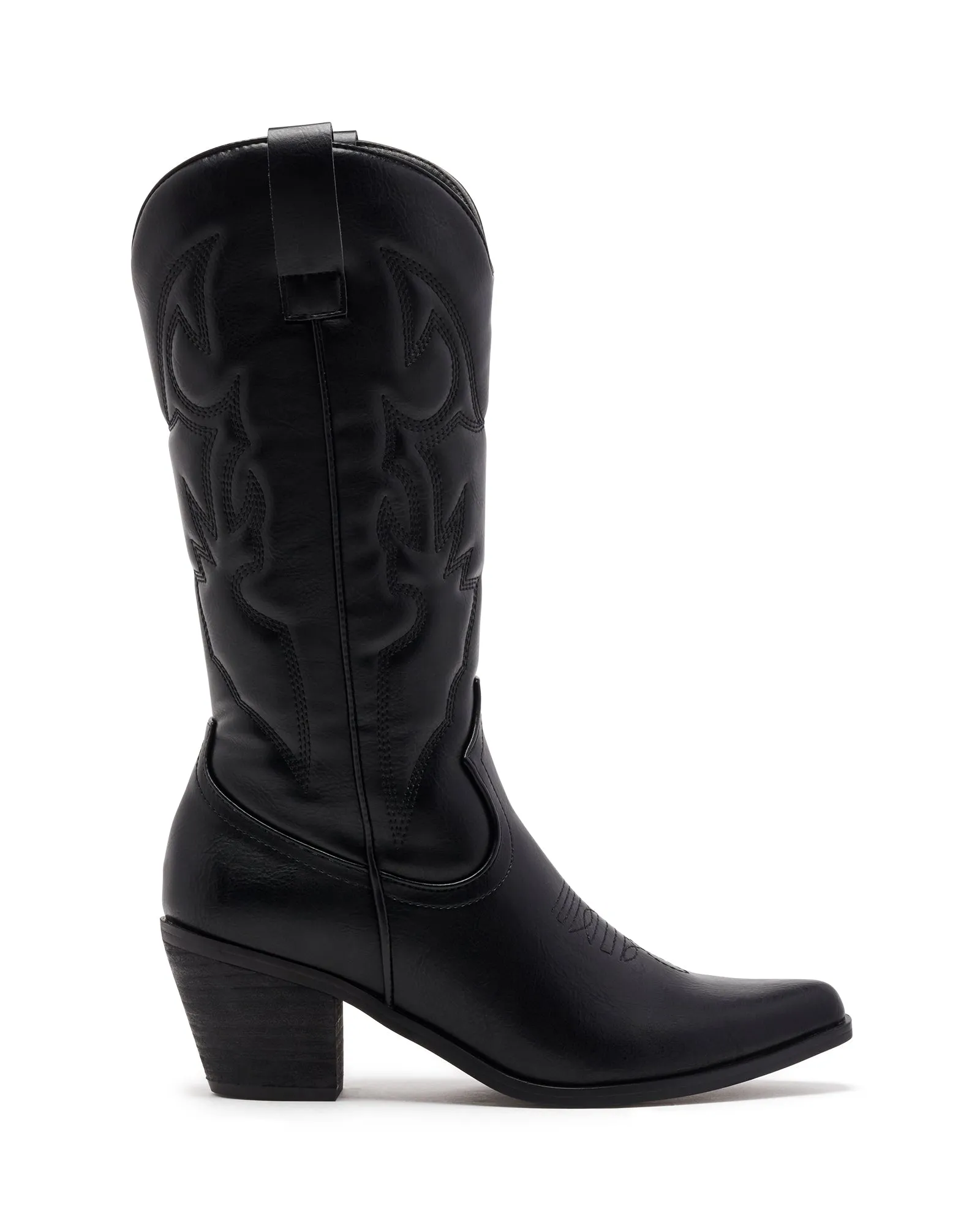 Clayton Western Boot Black - PRE ORDER DUE FOR DISPATCH 1 JAN