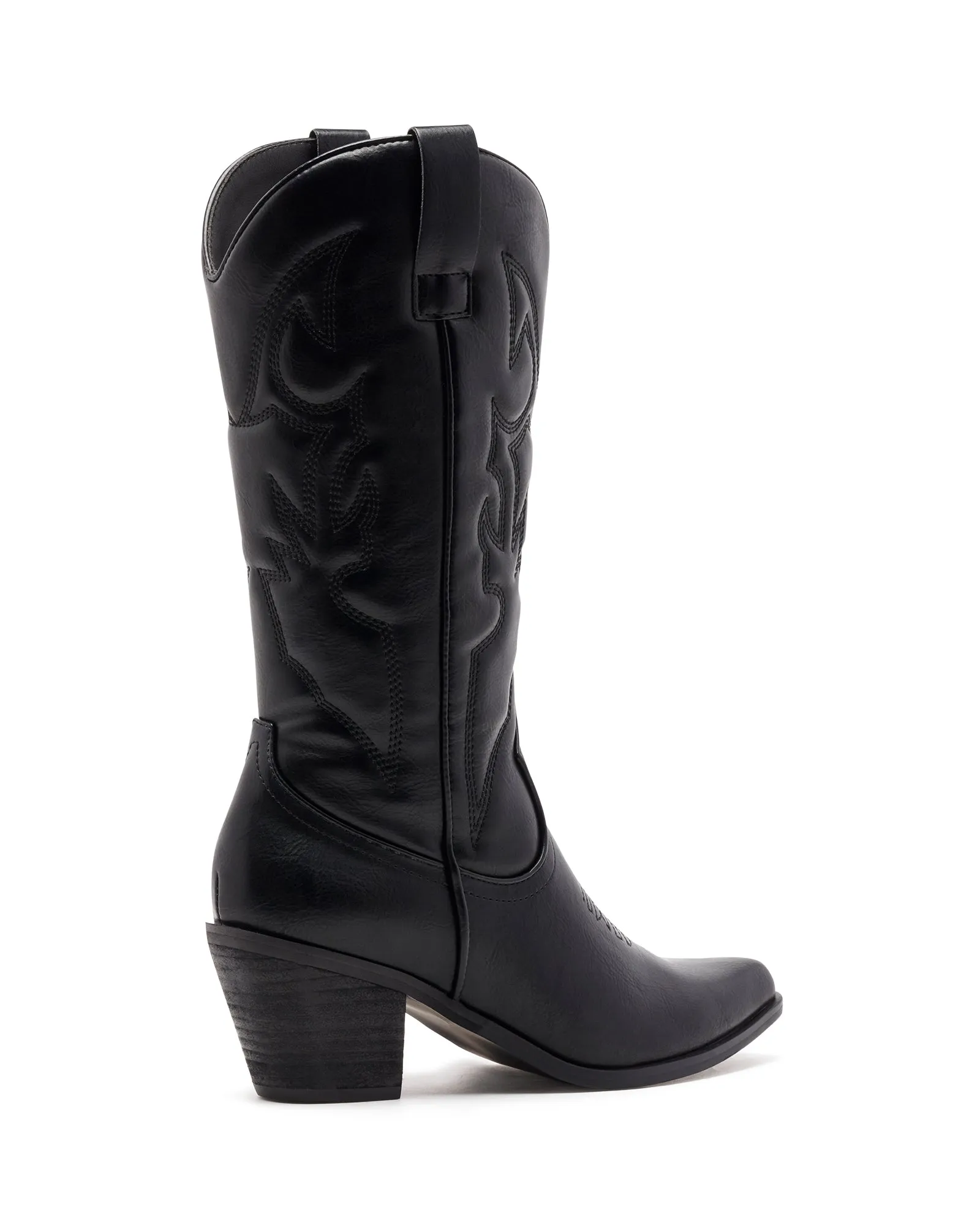 Clayton Western Boot Black - PRE ORDER DUE FOR DISPATCH 1 JAN