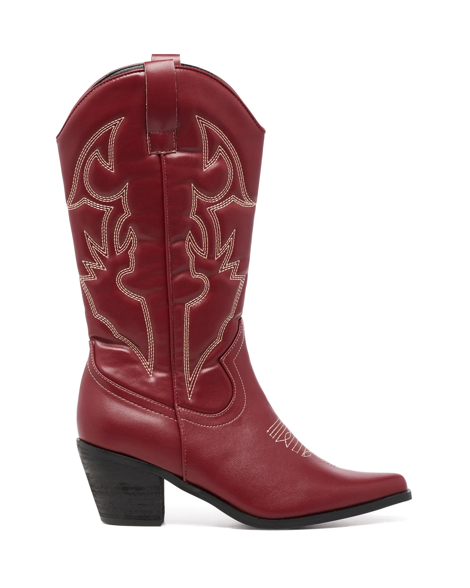 Clayton Western Boot Cherry - PRE ORDER DUE FOR DISPATCH 1 JANUARY