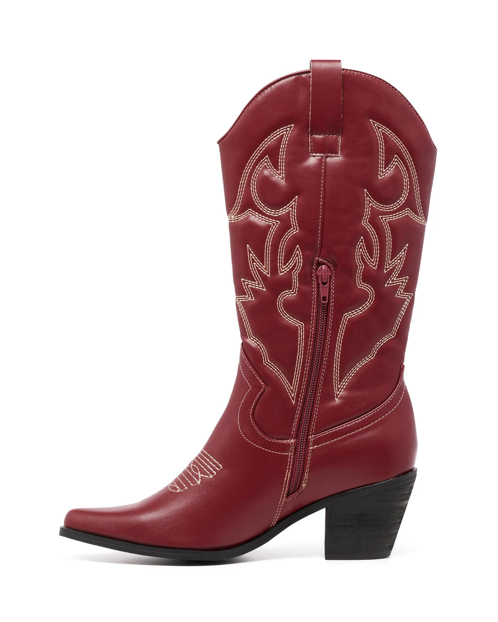 Clayton Western Boot Cherry - PRE ORDER DUE FOR DISPATCH 1 JANUARY