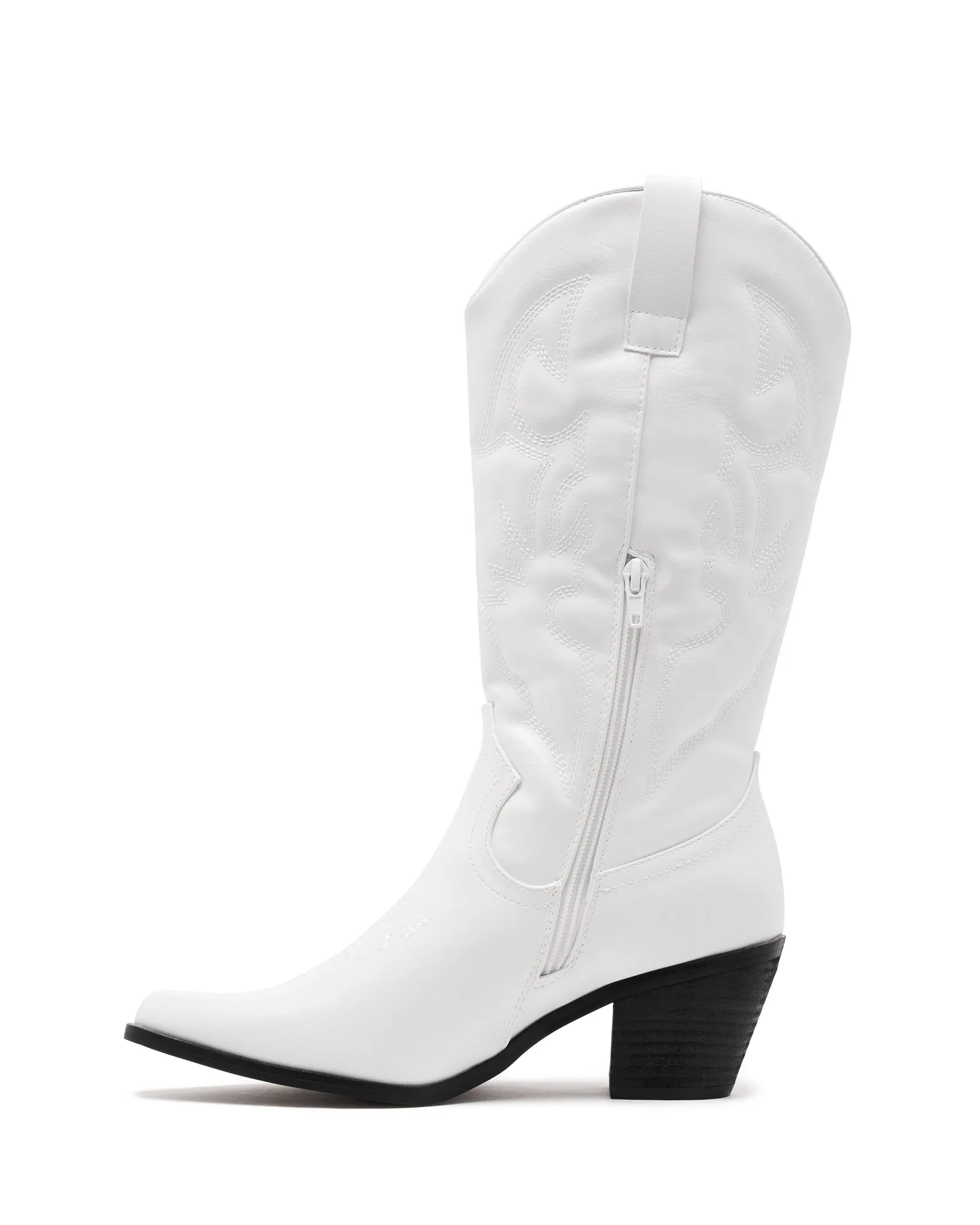 Clayton Western Boot White - PRE ORDER DUE FOR DISPATCH 1 JAN