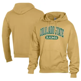 Comfort Wash  Colorado State Rams Gold Lightweight Fleece Pullover Hoodie