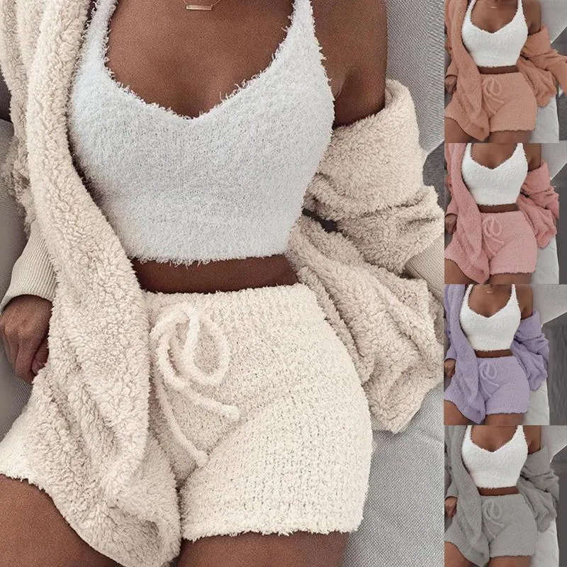 Cozy Knit Fluffy 3 Set