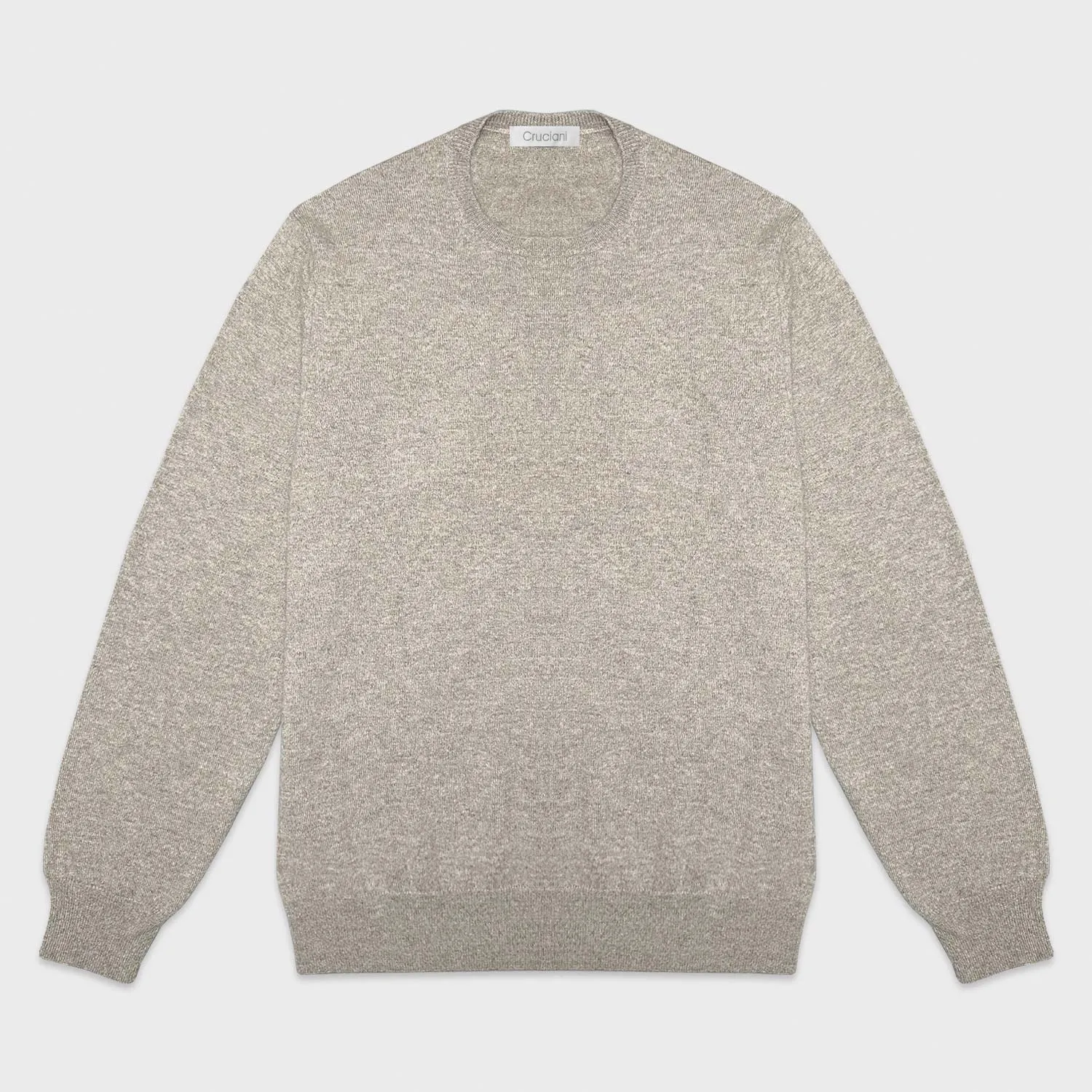 Cruciani Cashmere Sweater Crewneck Sand Brown