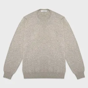 Cruciani Cashmere Sweater Crewneck Sand Brown