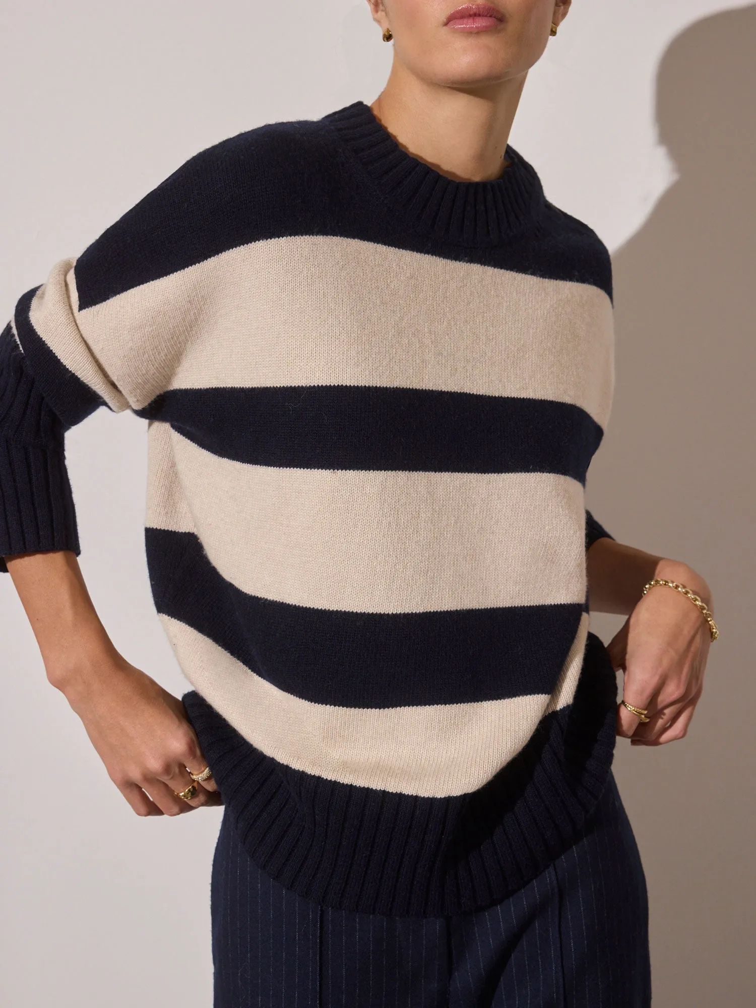 Cy Stripe Sweater