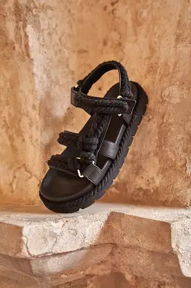 Daphne Sandals - Black