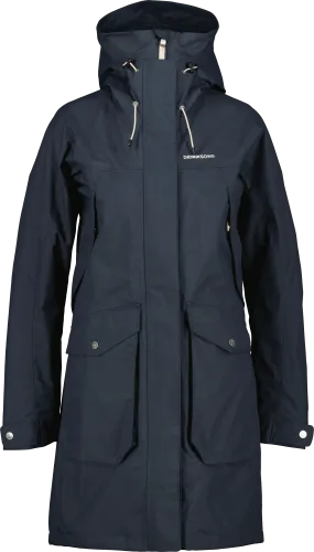 Didriksons Women's Thelma Parka 10 Dark Night Blue | Buy Didriksons Women's Thelma Parka 10 Dark Night Blue here | Out