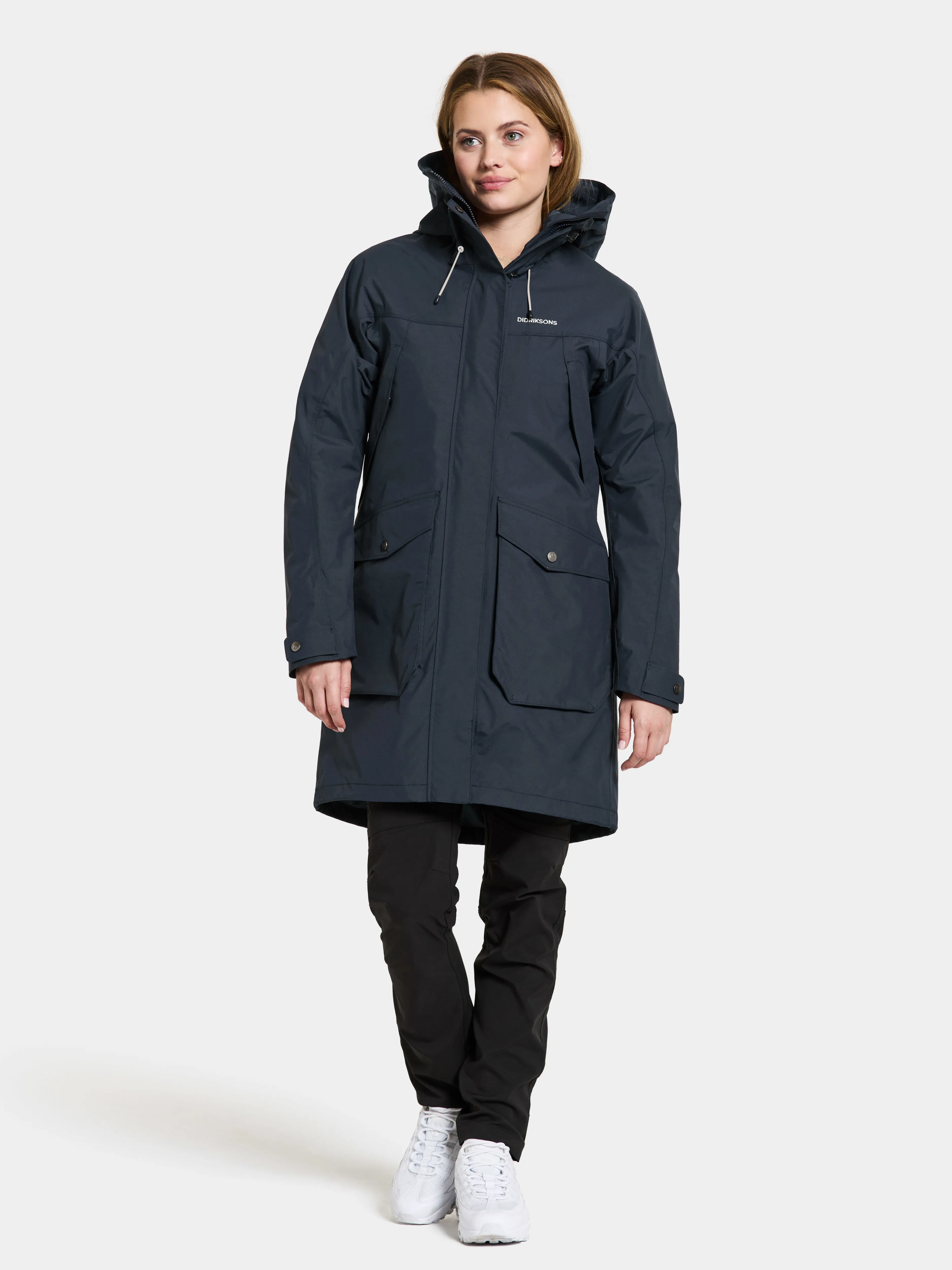 Didriksons Women's Thelma Parka 10 Dark Night Blue | Buy Didriksons Women's Thelma Parka 10 Dark Night Blue here | Out