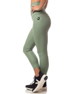 Embossed Snake HOTWORX 7/8 Legging Sage