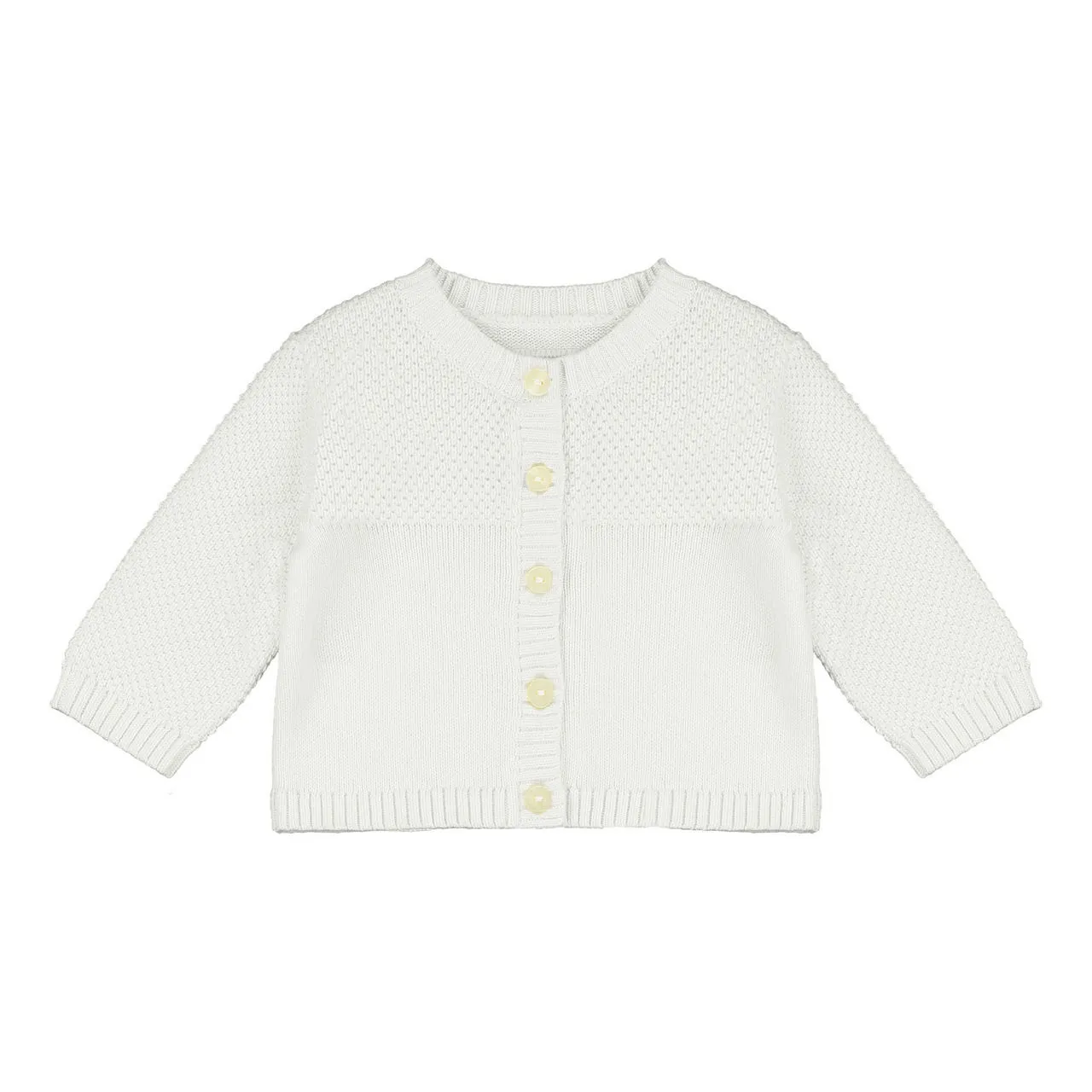 EMILE ET ROSE Cypres Knit Cardigan - White