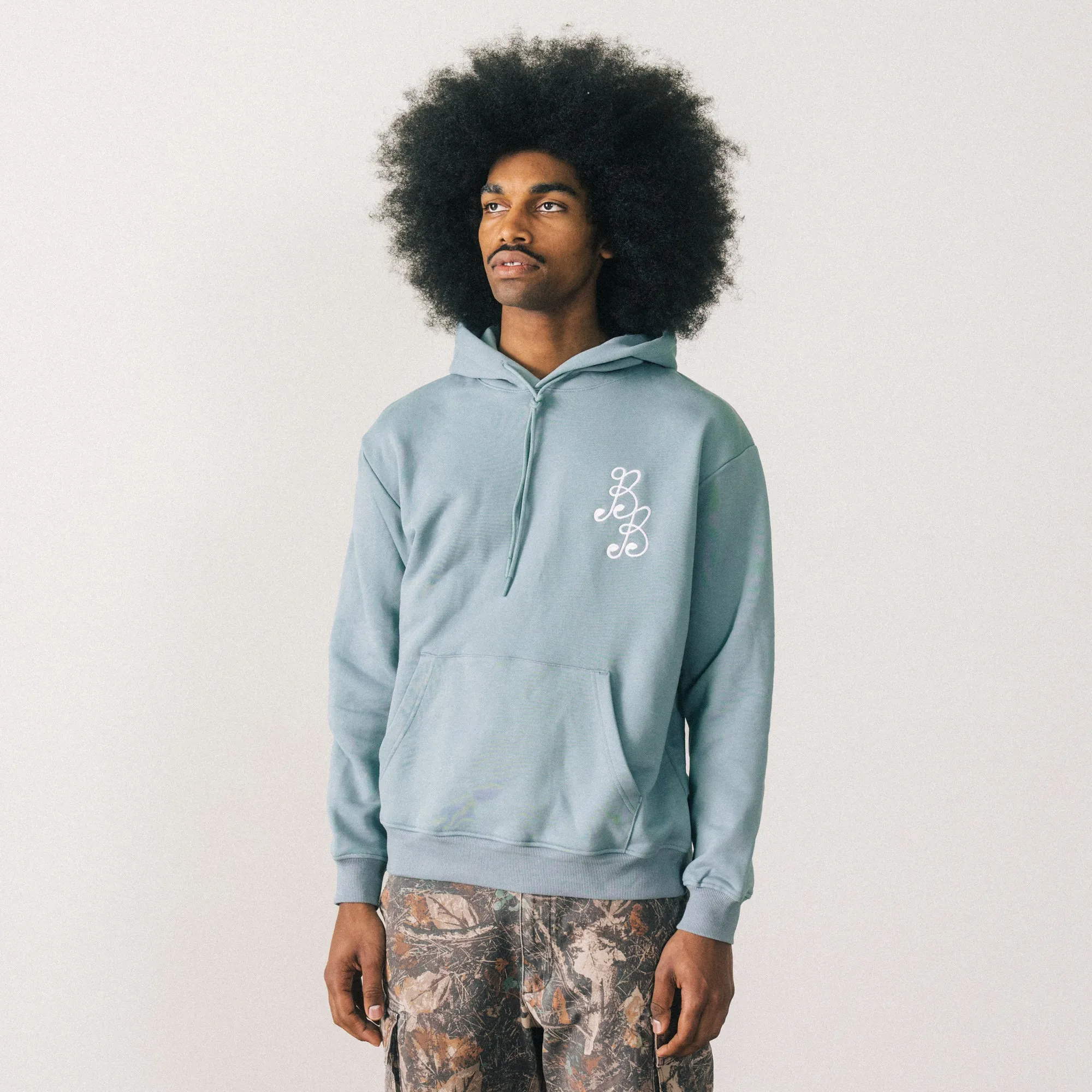 Essentials Hoodie - Bogey Blue