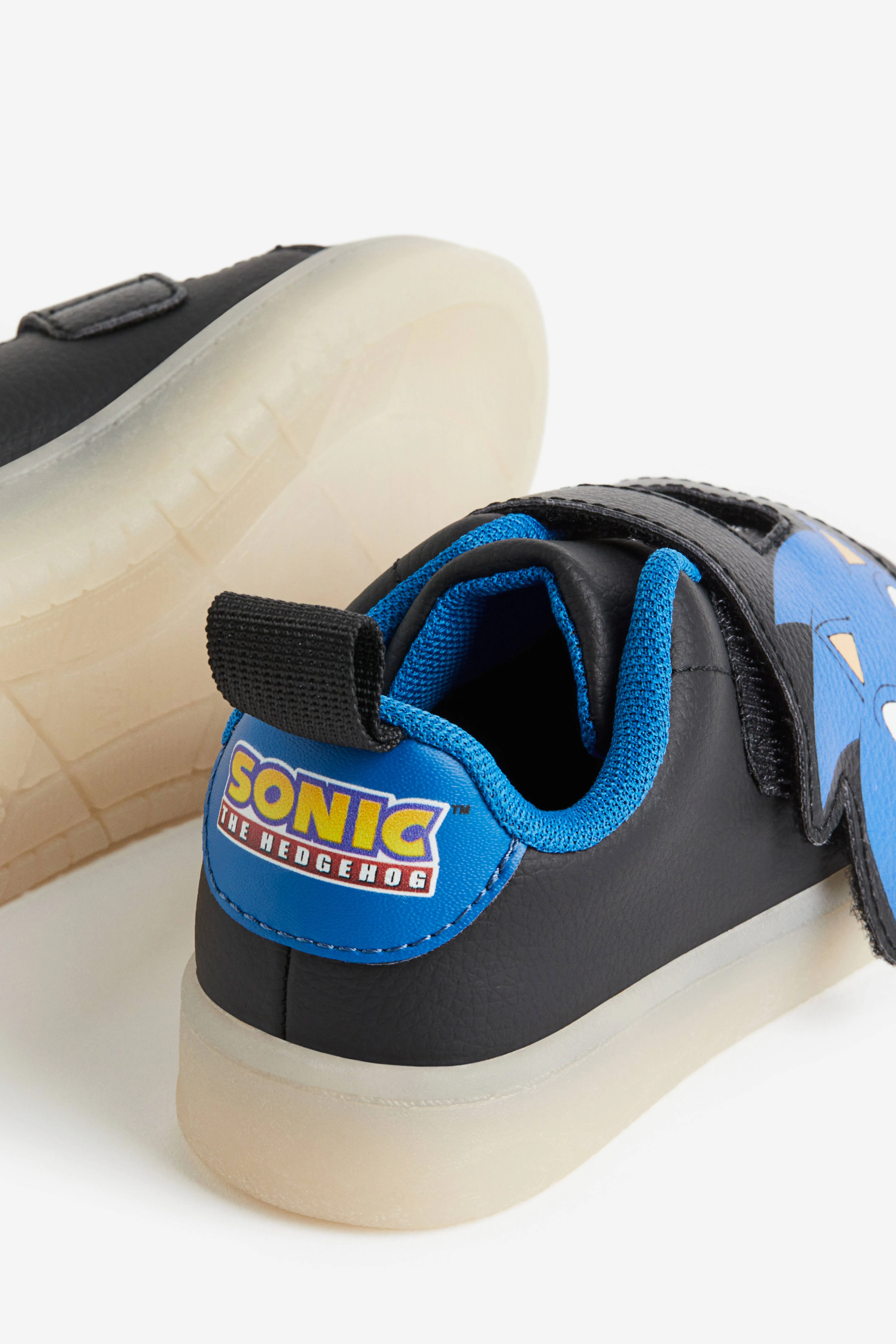 Flashing trainers - No heel - Black/Sonic the Hedgehog - Kids | H&M GB