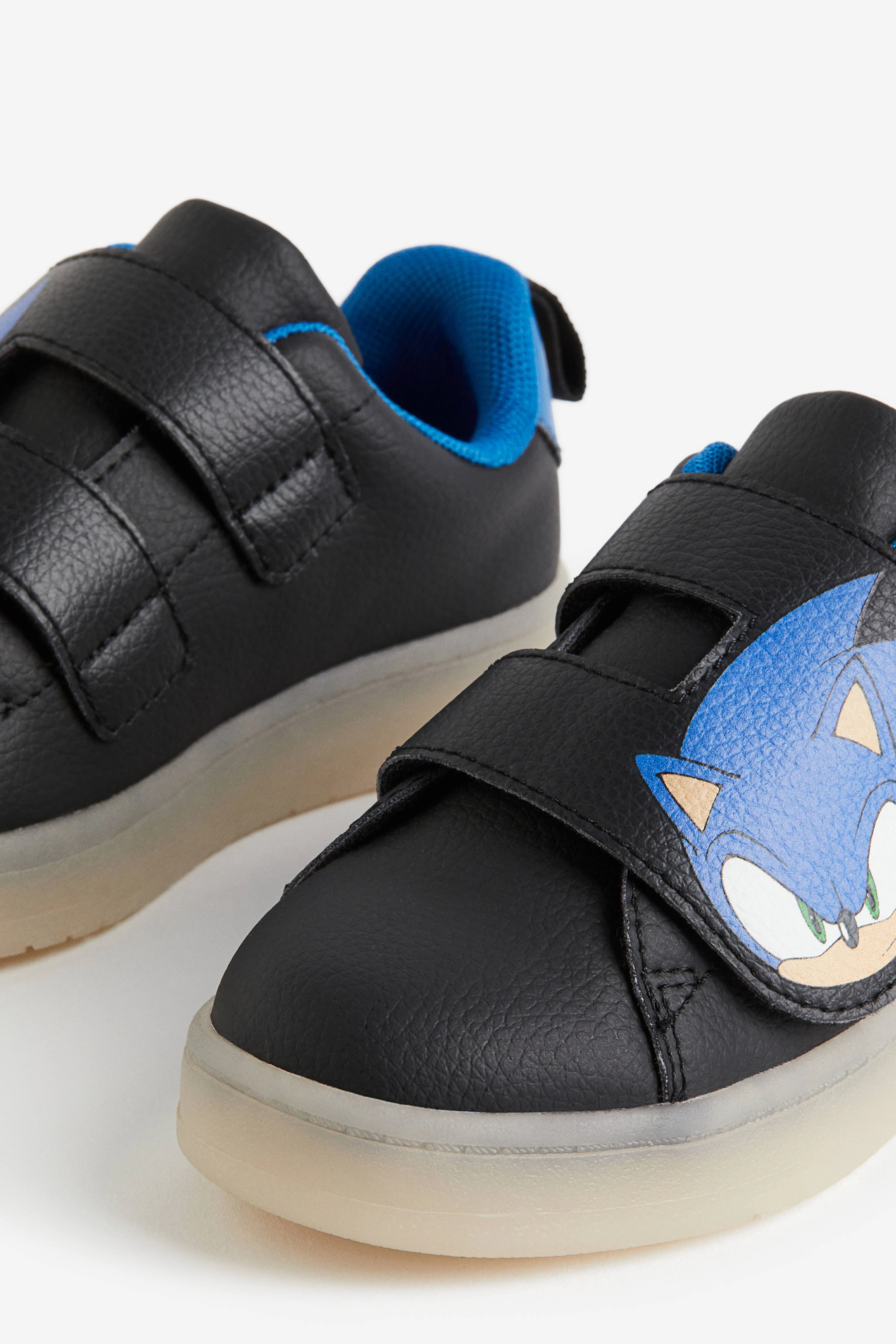 Flashing trainers - No heel - Black/Sonic the Hedgehog - Kids | H&M GB