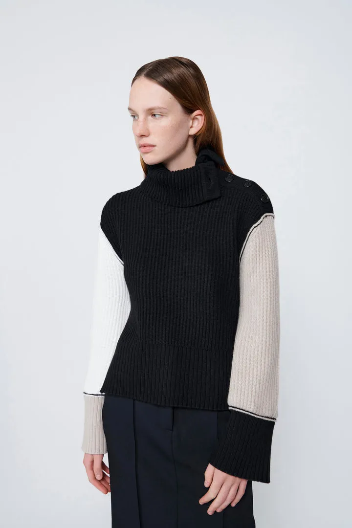 Flores Colorblock Sweater