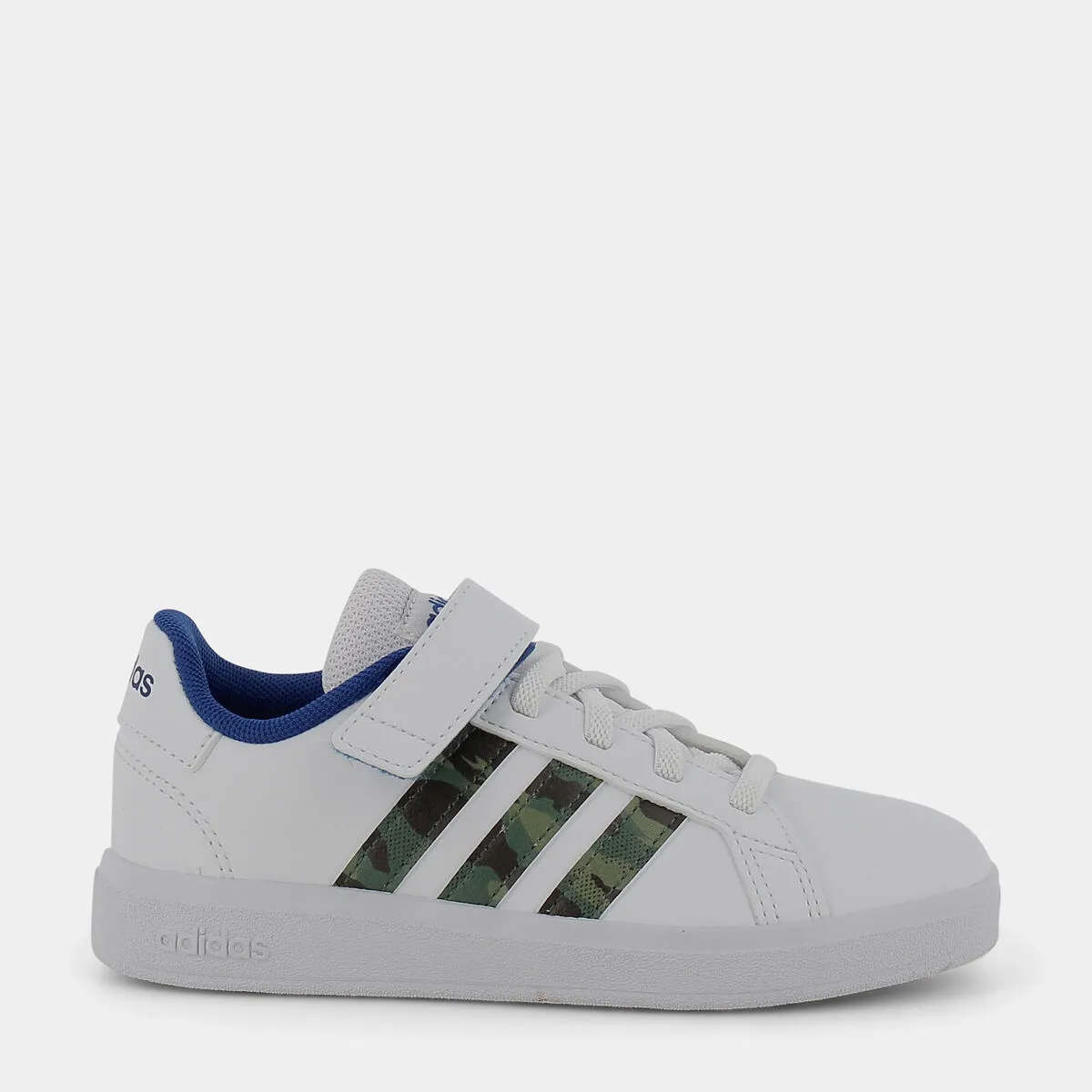 GV6809GRAND COURT 2.0 EL Kftwr white/green oxide/team royal blue- SPORTIVE