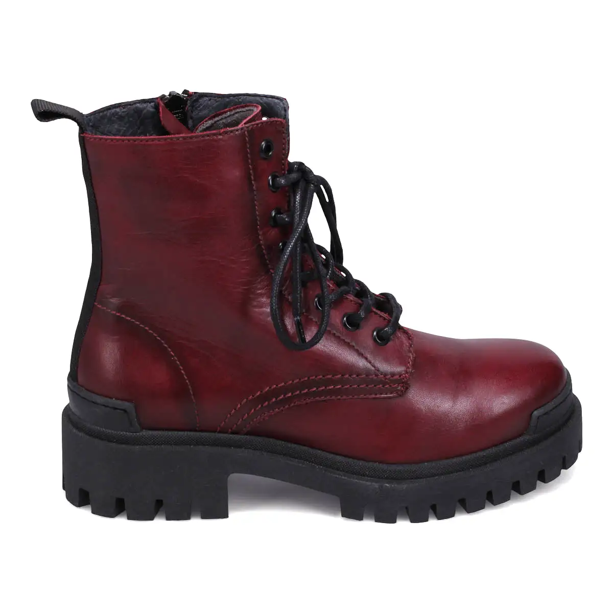 Heart Lace Up Combat Boot