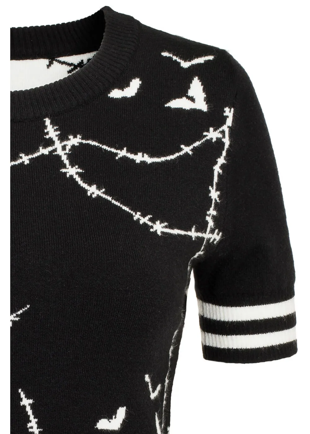 Hell Bunny Stitches Jumper Black