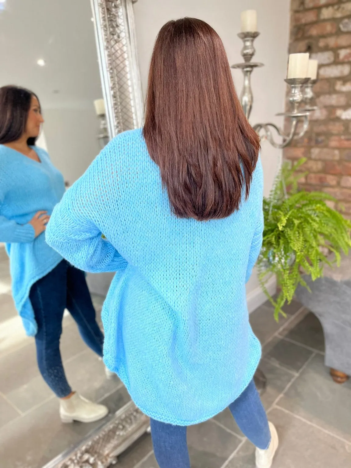 Hi-Lo Knitted Jumper Alexia