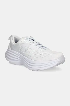 Hoka One One running shoes Bondi 8 white color