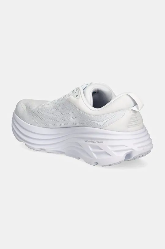 Hoka One One running shoes Bondi 8 white color