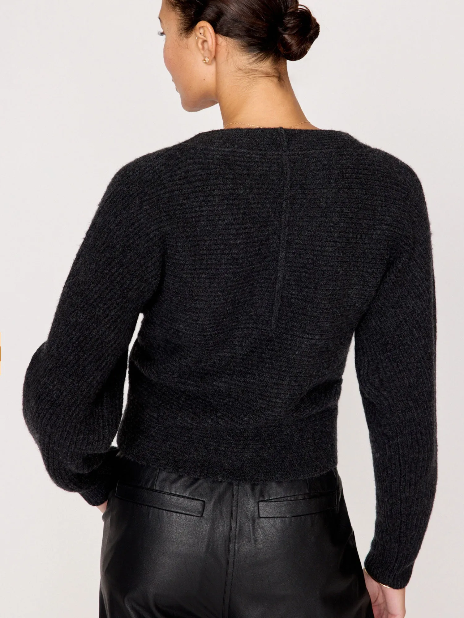 Hughes Wrap Front Sweater