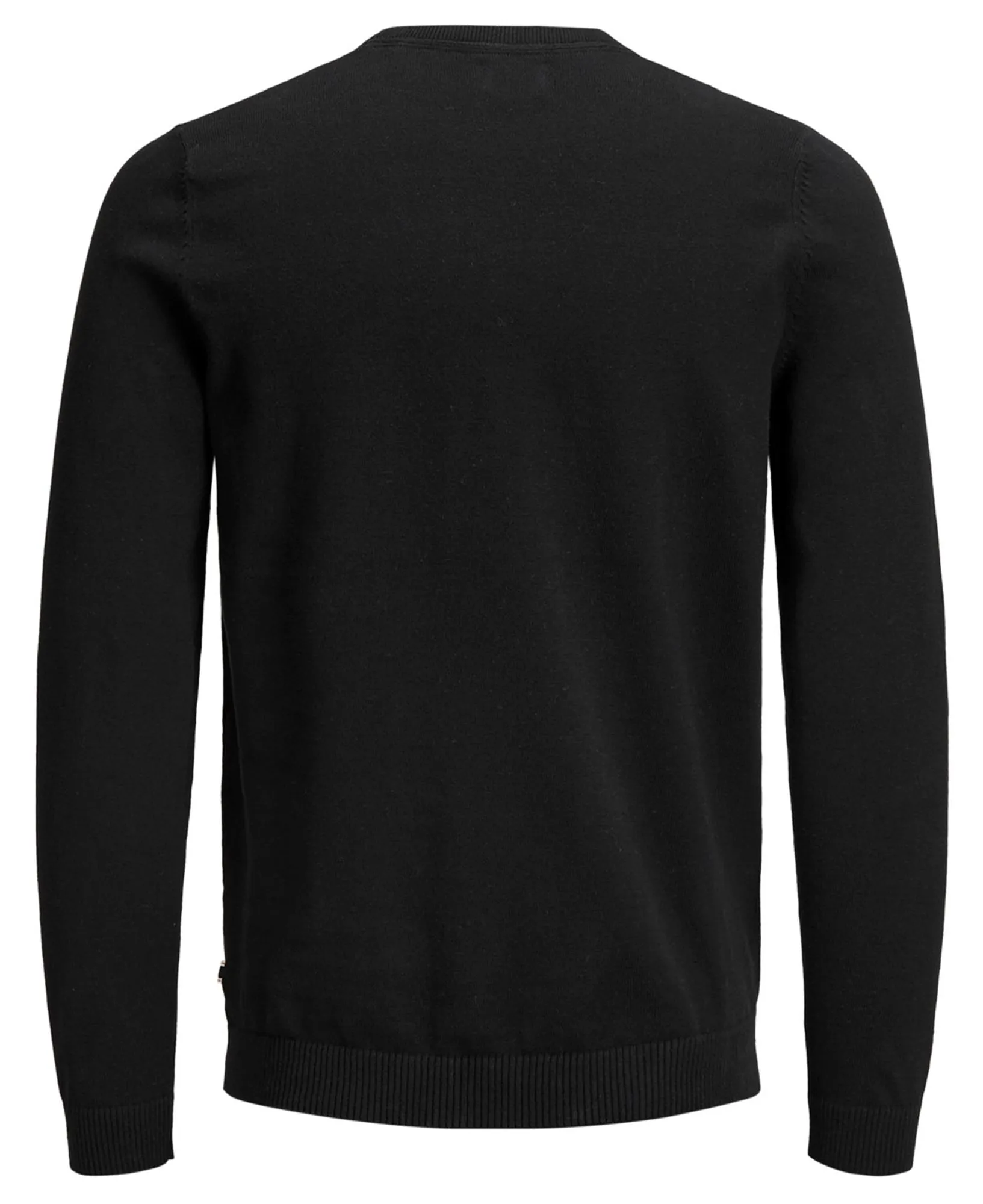 Jack & Jones Crew Neck Basic Knit Jumper Black