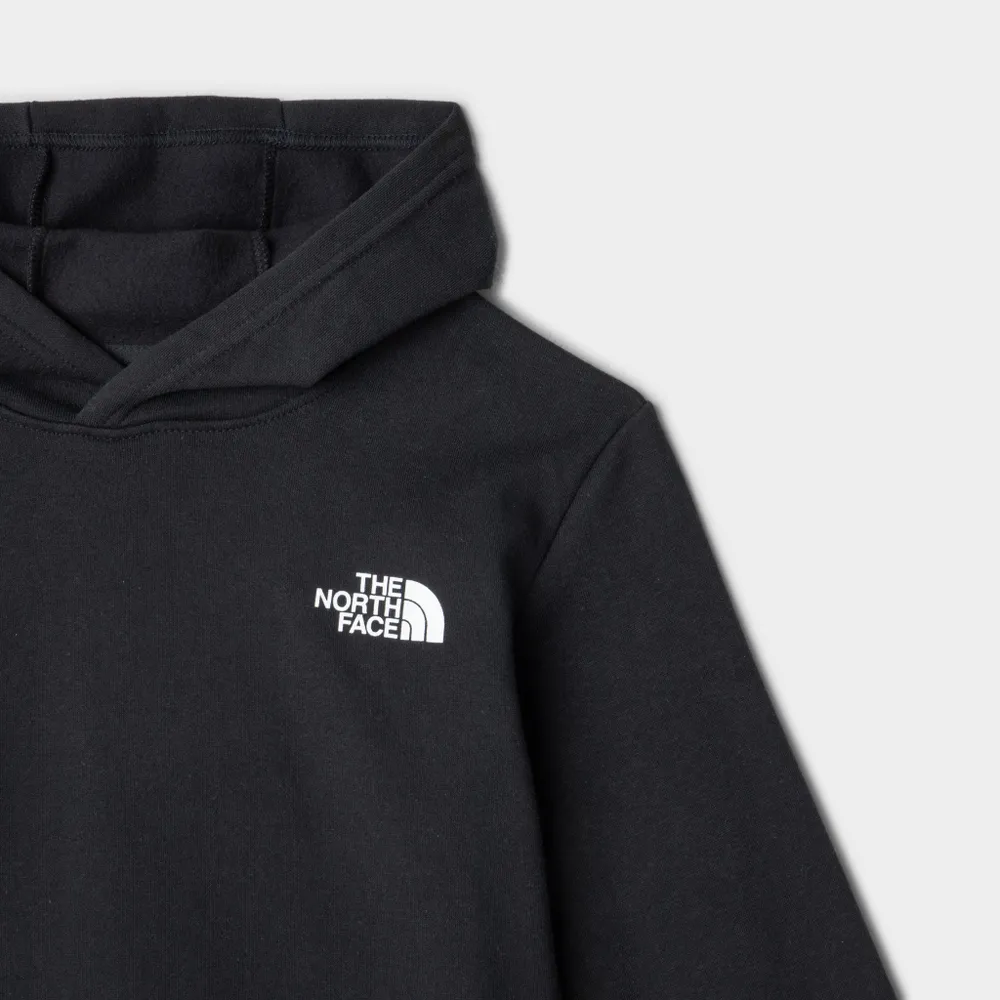 JD Sports The North Face Junior Boys’ Camp Fleece Pullover Hoodie TNF Black / Multi-colour Print