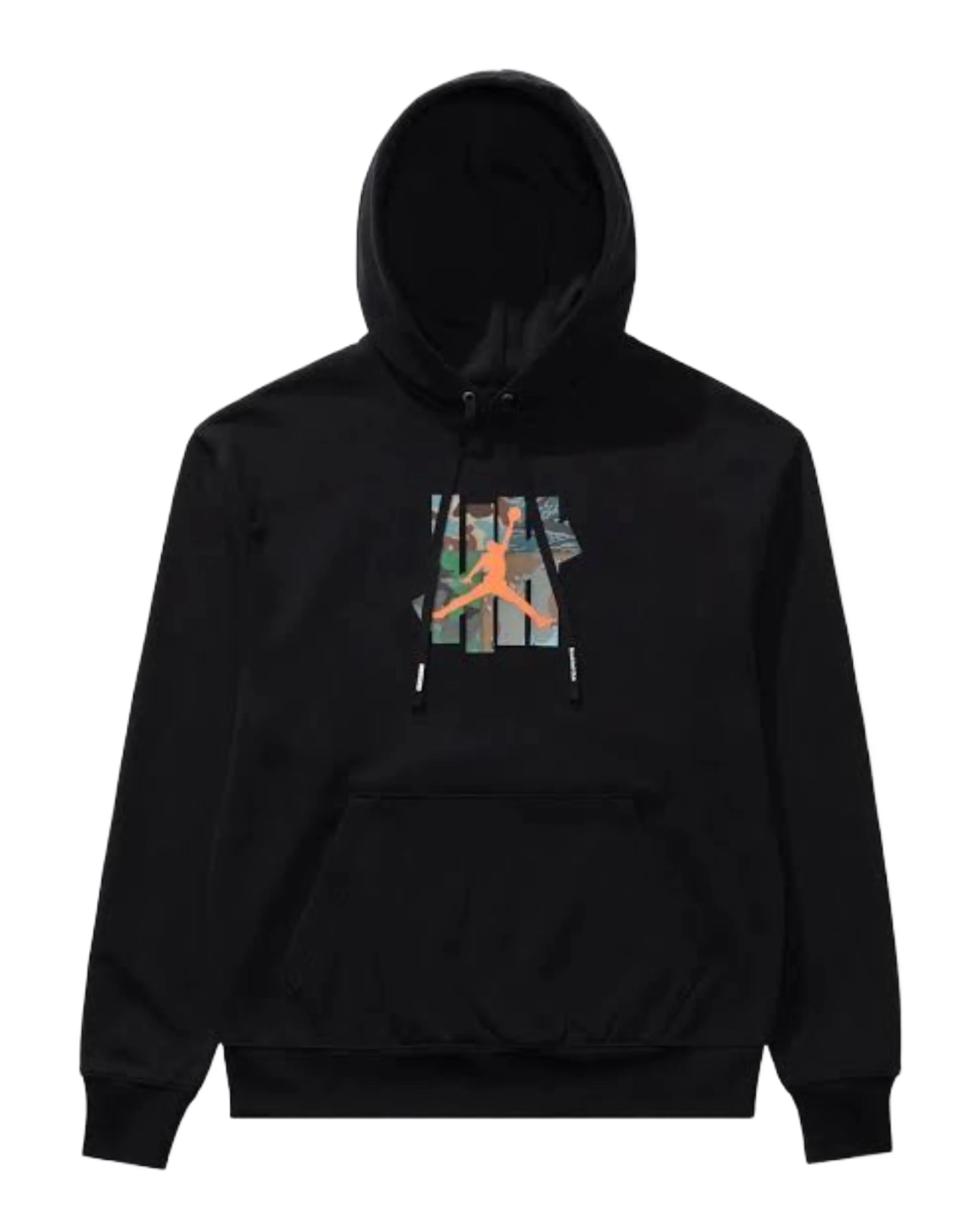 Jordan x Undefeated Black Hoodie Long Sleeve Mens