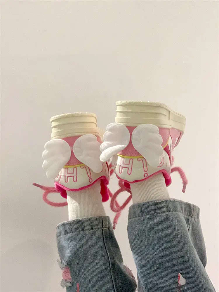 kawaii Angel Wings Sneakers Shoes - Kimi