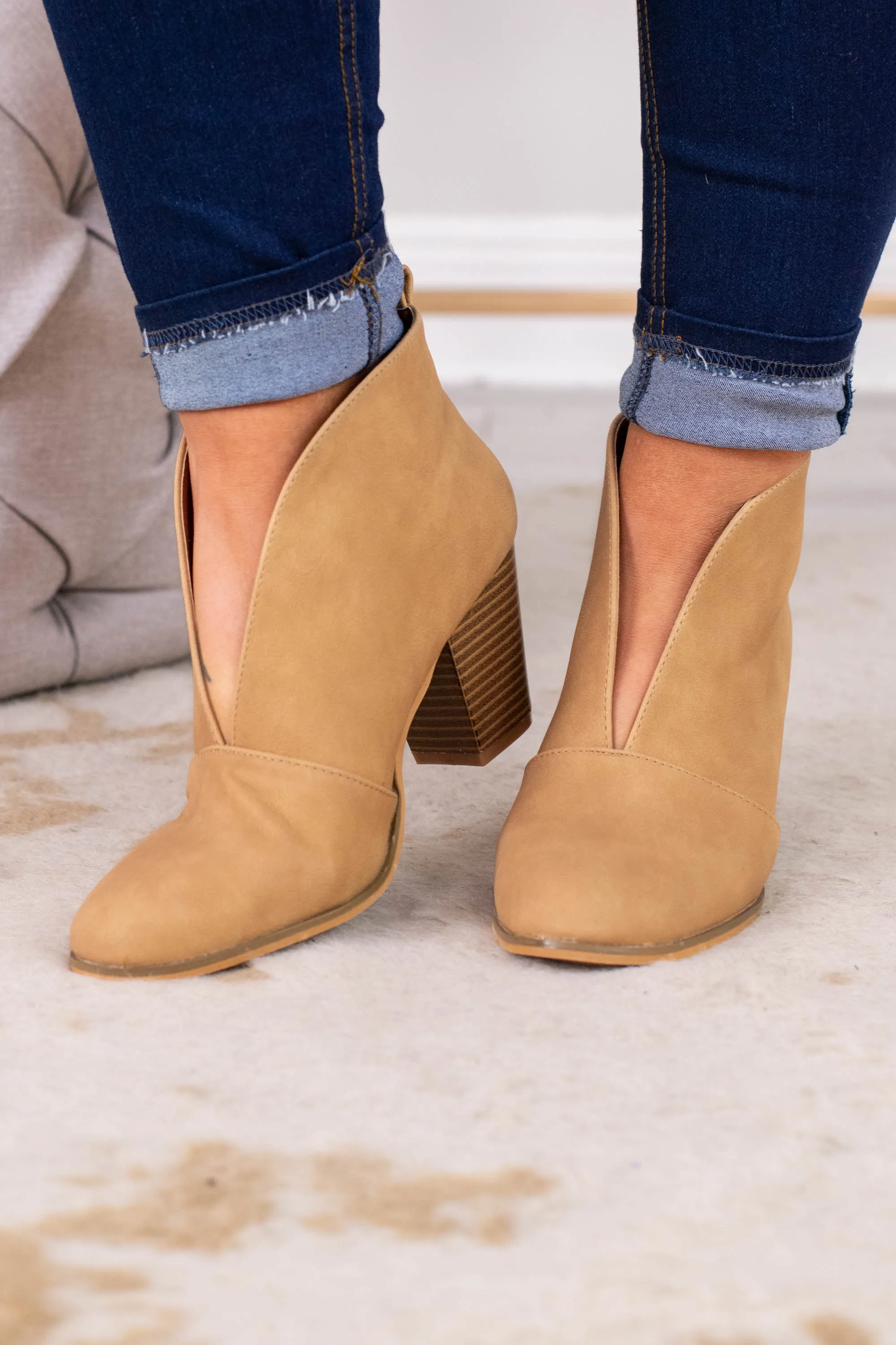 Keep On Walkin' Booties, Wheat