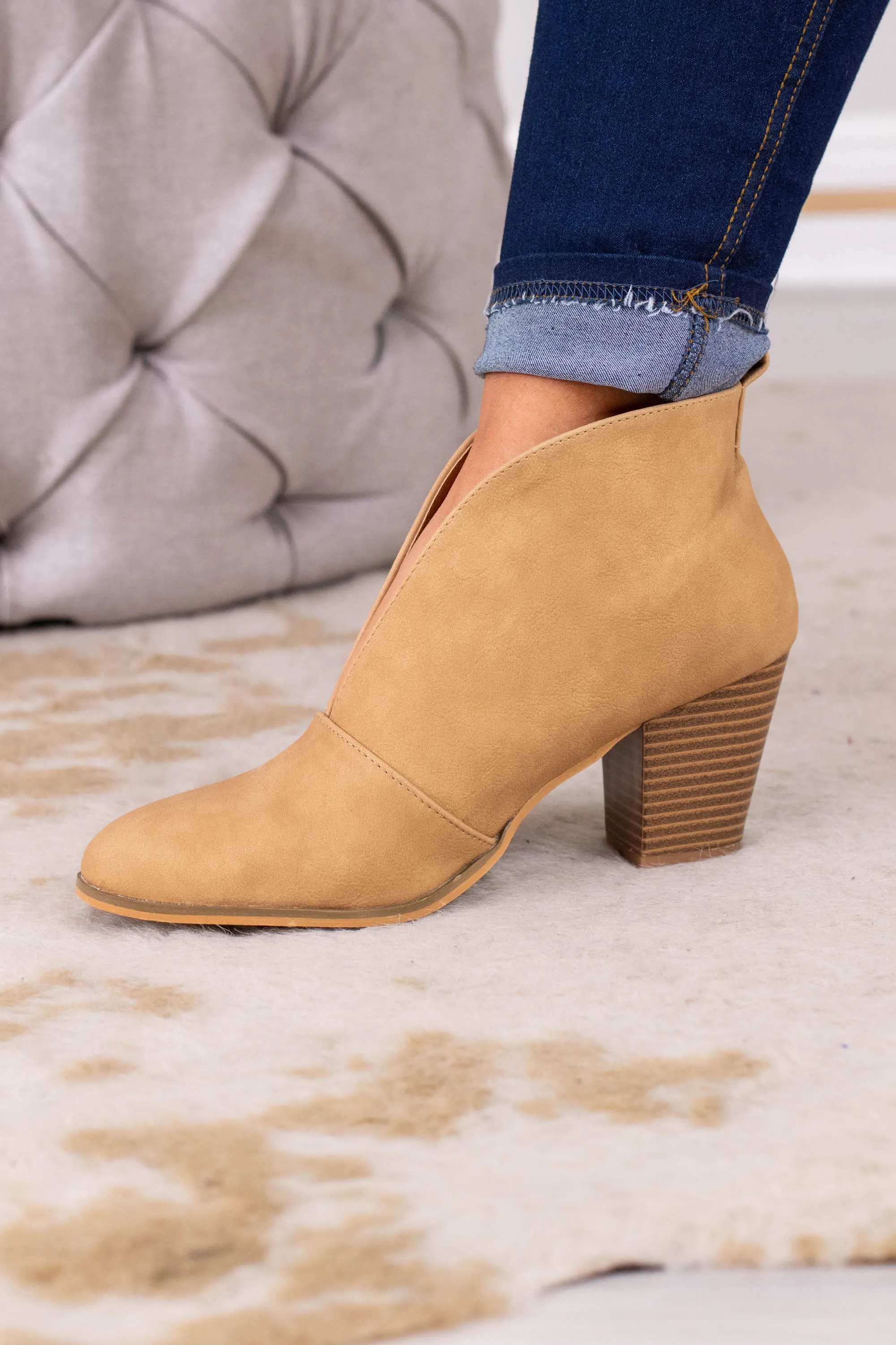 Keep On Walkin' Booties, Wheat