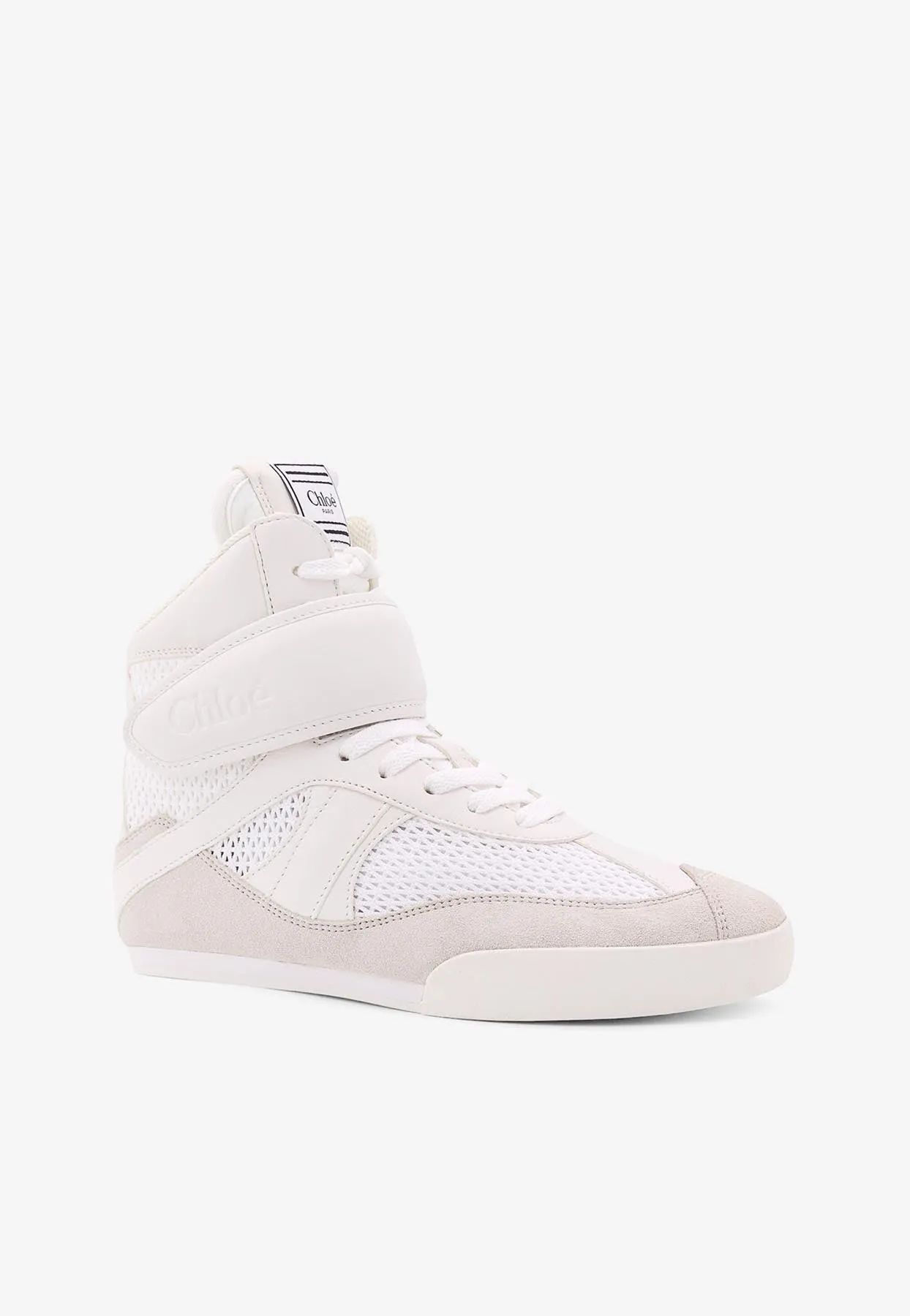 Kick High-Top Mesh Sneakers